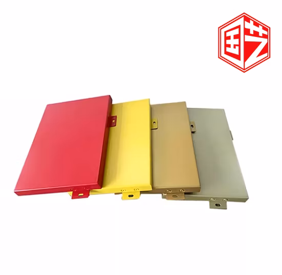 PVDF Spray Coating Anodized Outdoor Decorative Soffit Facade Cladding Crafted Aluminium Aluminum Perforated Solid Panel