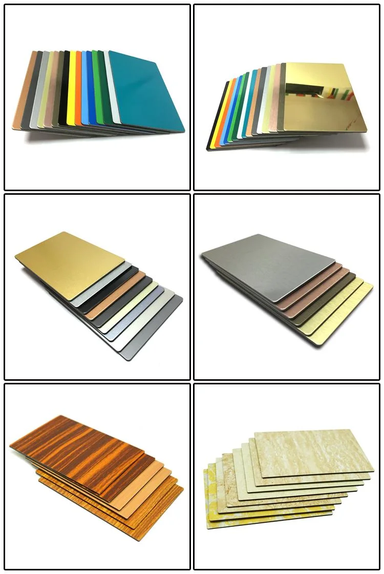 Vertical Composite External Aluminium for Building ACP Sheet Metal Paneling Paneles Exterior Cladding Decorative Wall Panels